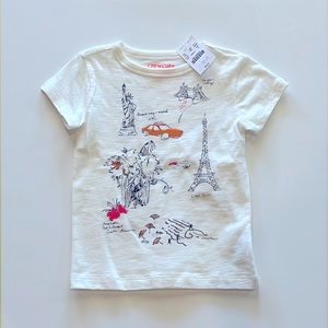 Crewcuts travel theme t shirt.  3t.